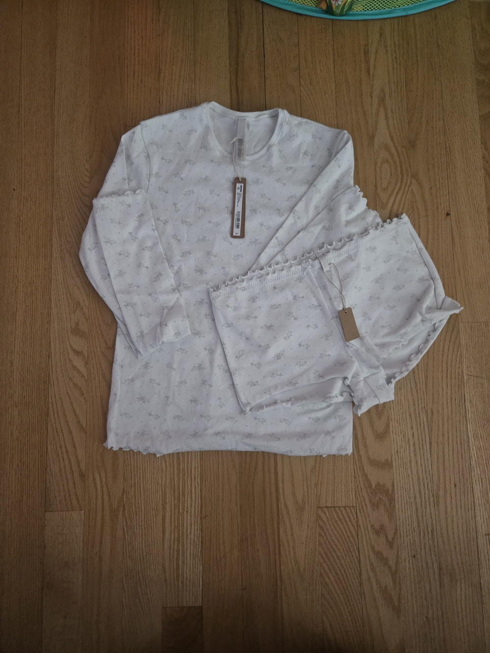 Pointelle Long Sleeve Set